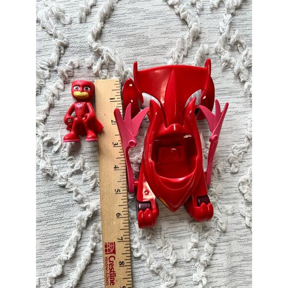 PJ Masks Cat Gekko and Owl Glider with Vehicle Mobile Car Lot - Picture 2 of 9